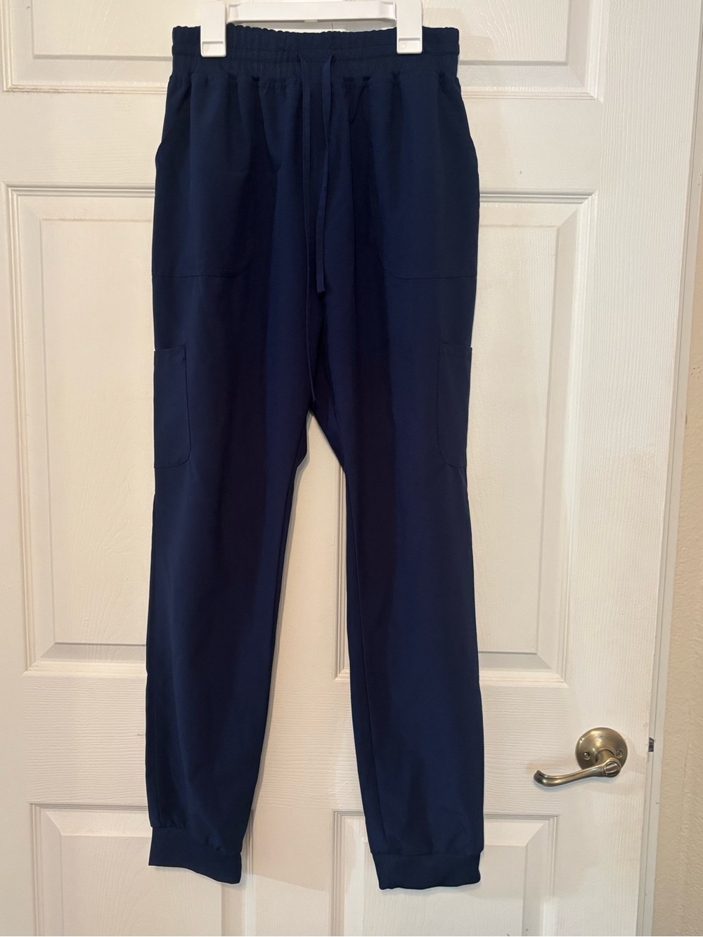 Navy Drawstring Scrubs Pants